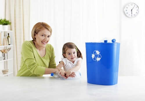 Office clearance professionals assessing office space