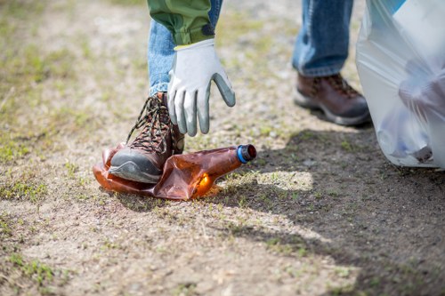 Chigwell commercial area with waste collection services