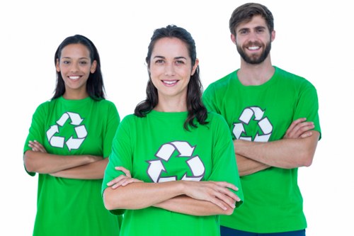 Eco-friendly office clearance with recycling process